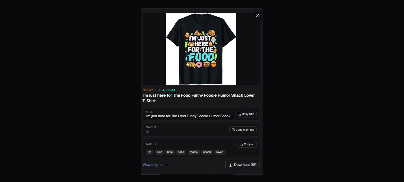 Copying the exact main tag and full tag set from a winning design